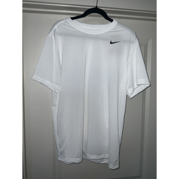 Nike Legend 2.0 Men's Size Large Dry Training T-Shirt DX0989 100 White New - Picture 1 of 10